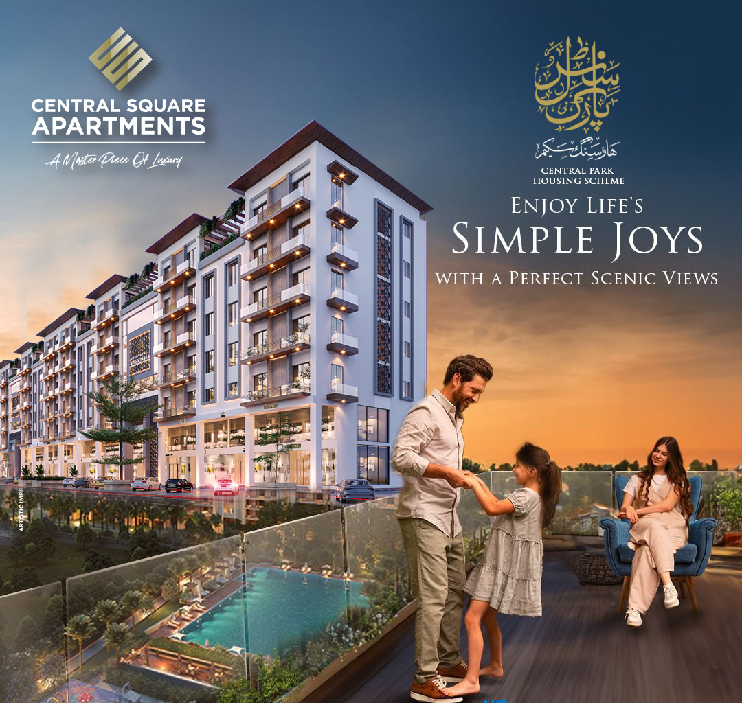 Central Square Apartments at Central Park Housing Scheme Lahore Central Square Apartments at Central Park Housing Scheme Lahore